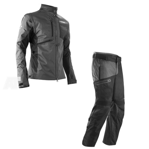 Acerbis Enduro One Kit Combo - Black Grey