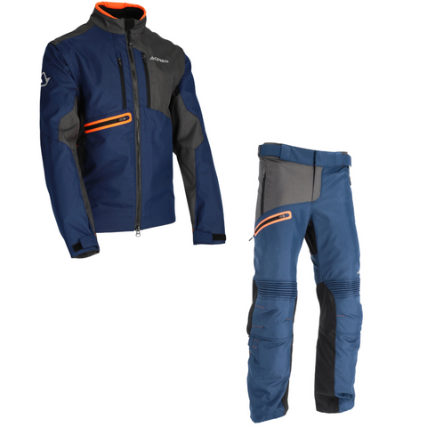 Acerbis Enduro One Kit Combo - Blue Grey