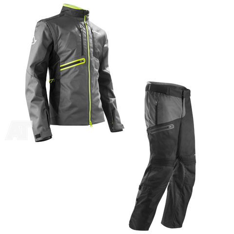Acerbis Enduro One Kit Combo - Black Grey Yellow