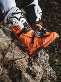 Alpinestars Tech 10 Enduro Boots Orange Fluo Black White