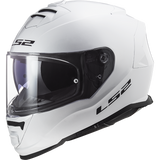 LS2 FF800 Storm II Solid White Motorcycle Helmet