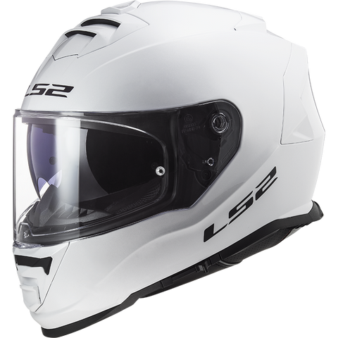 LS2 FF800 Storm II Solid White Motorcycle Helmet