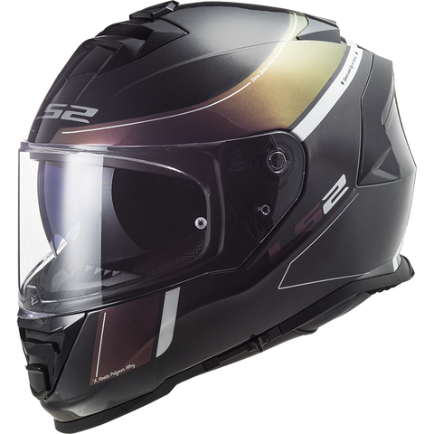 LS2 FF800 Storm II Velvet Black Rainbow Motorcycle Helmet