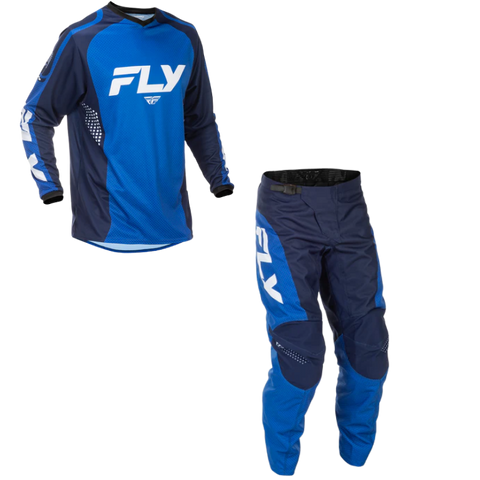 Fly Racing F-16 Kit Combo Blue White