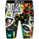 Kecks Mens Printed Boxer Shorts Good Life