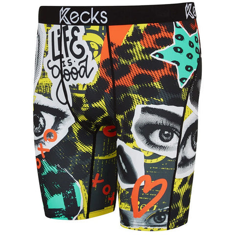 Kecks Mens Printed Boxer Shorts Good Life