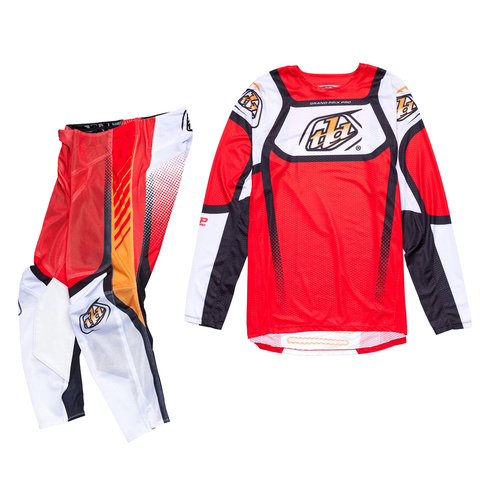 Troy Lee Designs GP Pro Air Bands Red White Kit Combo