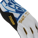 Thor Sportmode Mind Control Light Grey Blue Gloves