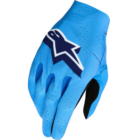 Alpinestars SuperTech Gloves UCLA Blue Deep Blue White