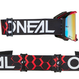 ONeal B-33 Hexa Radium Red Goggles Black Red
