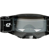 ONeal B-33 Ictus Clear Lens Roll Off Goggles Black White
