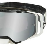 ONeal B-33 Ictus Black White Goggles Silver Mirror