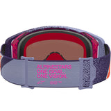 2027 Alpinestars Supertech Goggles Hiten - Purple Red Pink Mirror Absolute Vision Lens