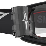 Alpinestars Supertech Corp Goggles Roll Off Firma Black Yellow Fluo Clear Lens