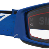 2027 Alpinestars Supertech Goggles Vesta  - Blue White Clear