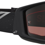 2027 Alpinestars Supertech Goggles Vesta - Matte Black Silver Mirror Absolute Vision Lens