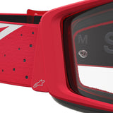 2027 Alpinestars Supertech Goggles Vesta  - Chrome Red Clear