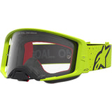 2027 Alpinestars Supertech Goggles Vesta  - Yellow Fluo Black Clear