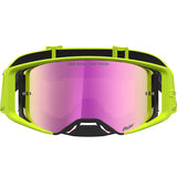 2027 Alpinestars Supertech Goggles Vesta - Yellow Fluo Black Red Mirror Absolute Vision Lens
