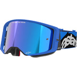 Alpinestars Supertech Stream Goggles Blue - Blue Mirror Lensupertech Supertech
