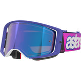 2026 Alpinestars Supertech Goggles Vision Vista - Purple Fluo Pink Mirror Blue