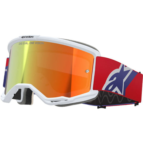 2026 Alpinestars Goggles Vision 5 Corp - Red Purple Mirror Red
