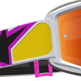2027 Alpinestars Vision 5 Drag Goggles  - Orange Red Mirror Red Lens