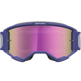 2027 Alpinestars Vision 5 Drag Goggles  - Red Purple Mirror Pink Lens