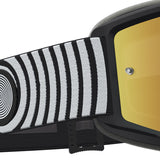 2027 Alpinestars Vision 5 Hone Goggles - Black White Mirror Gold Lens