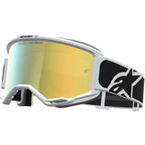 2027 Alpinestars Vision 5 Rora Goggles  - Black Yellow Fluo Mirror Gold Lens
