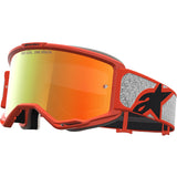 2027 Alpinestars Vision 5 Rora Goggles  - Orange Mirror Red Lens