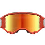 2027 Alpinestars Vision 5 Rora Goggles  - Orange Mirror Red Lens