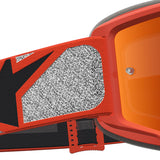 2027 Alpinestars Vision 5 Rora Goggles  - Orange Mirror Red Lens