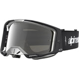 2027 Alpinestars Vision 8 Amber Goggles  - Black Silver Mirror Silver Lens