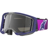 2026 Alpinestars Goggles Vision 8 Corp - Purple Light Gray Mirror Slvr