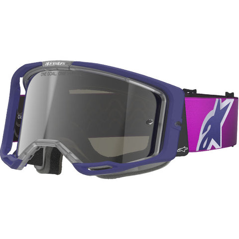 2026 Alpinestars Goggles Vision 8 Corp - Purple Light Gray Mirror Slvr