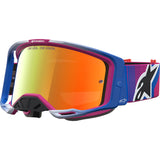 2027 Alpinestars Vision 8 Maven Goggles  - Fire Red Black Mirror Red Lens
