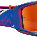 2027 Alpinestars Vision 8 Maven Goggles  - Fire Red Black Mirror Red Lens