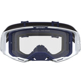 2027 Alpinestars Vision 8 Amber Goggles  - White Navy Clear Lens