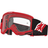 2026 Alpinestars Goggles Vision OTG - Red Black White Clear