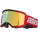 Alpinestars Vision 5 Blaze Goggles Red - Gold Mirror Lens