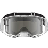 2027 Alpinestars Vision 8 Amber Goggles  - White Silver Mirror Silver Lens