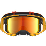 2027 Alpinestars Vision 8 Amber Goggles  - Fire Red Black Mirror Red Lens