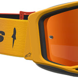 2027 Alpinestars Vision 8 Amber Goggles  - Fire Red Black Mirror Red Lens