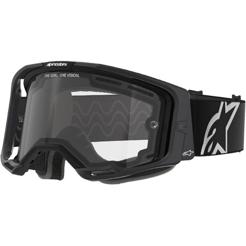 Alpinestars Vision 8 Goggles Black - Clear Lens