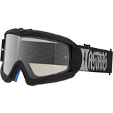 Alpinestars Vision Youth Atrox Goggles Black Silver Mirror Lens