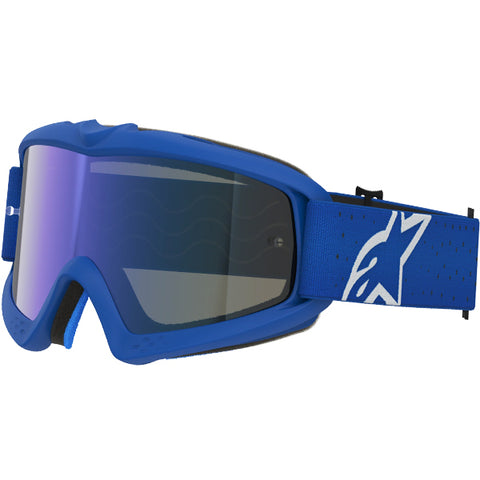 Alpinestars Vision Youth Vesta Goggles Blue White Blue Mirror Lens