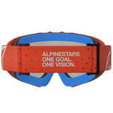 Alpinestars Vision Youth Vesta Goggles Orange Silver Mirror Lens