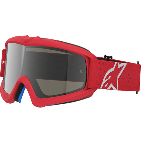 Alpinestars Vision Youth Vesta Goggles Red Fluo Chrome Silver Mirror Lens