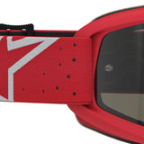 Alpinestars Vision Youth Vesta Goggles Red Fluo Chrome Silver Mirror Lens